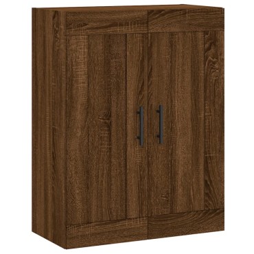 vidaXL Ντουλάπι Τοίχου Καφέ Δρυς 69,5x34x90cm από Επεξεργ. Ξύλο 1 τεμ.