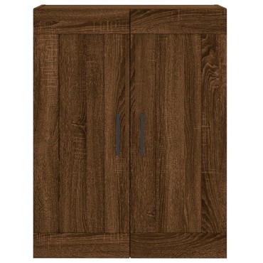 vidaXL Ντουλάπι Τοίχου Καφέ Δρυς 69,5x34x90cm από Επεξεργ. Ξύλο 1 τεμ.