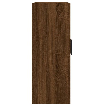 vidaXL Ντουλάπι Τοίχου Καφέ Δρυς 69,5x34x90cm από Επεξεργ. Ξύλο 1 τεμ.