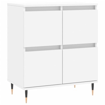 vidaXL Συρταριέρα Λευκή 60x35x70cm από Επεξεργασμένο Ξύλο 1 τεμ.