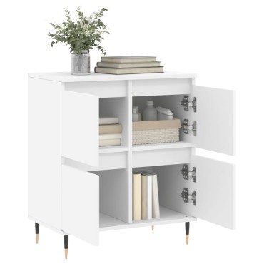 vidaXL Συρταριέρα Λευκή 60x35x70cm από Επεξεργασμένο Ξύλο 1 τεμ.