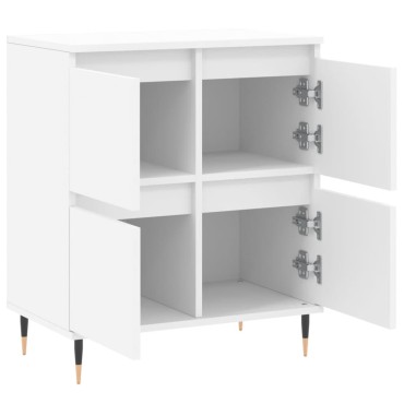 vidaXL Συρταριέρα Λευκή 60x35x70cm από Επεξεργασμένο Ξύλο 1 τεμ.