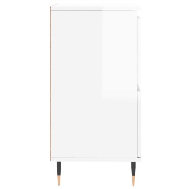vidaXL Ντουλάπι Γυαλιστερό Λευκό 60x35x70cm από Επεξεργασμένο Ξύλο 1 τεμ.