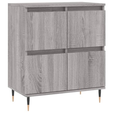 vidaXL Ντουλάπι Γκρι Sonoma 60x35x70cm από Επεξεργασμένο Ξύλο 1 τεμ.