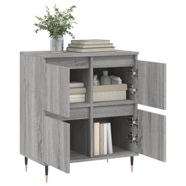 vidaXL Ντουλάπι Γκρι Sonoma 60x35x70cm από Επεξεργασμένο Ξύλο 1 τεμ.