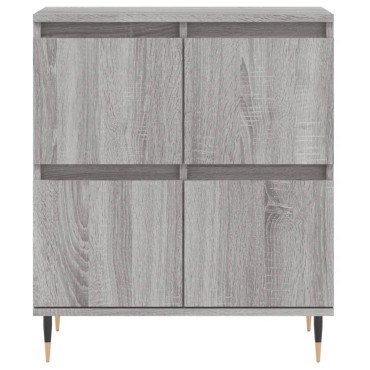 vidaXL Ντουλάπι Γκρι Sonoma 60x35x70cm από Επεξεργασμένο Ξύλο 1 τεμ.