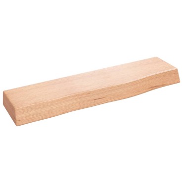 vidaXL Ράφι Τοίχου Ανοιχτό Καφέ 40x10x4cm Επεξεργ. Μασίφ Ξύλο Δρυός 1 τεμ.