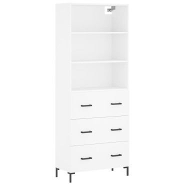 vidaXL Ντουλάπι Λευκό 69,5x34x180cm από Επεξεργασμένο Ξύλο 1 τεμ.
