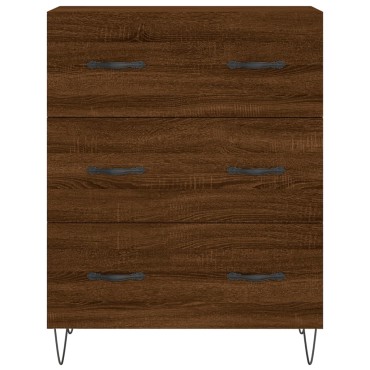 vidaXL Ντουλάπι Καφέ Δρυς 69,5x34x180cm από Επεξεργασμένο Ξύλο 1 τεμ.