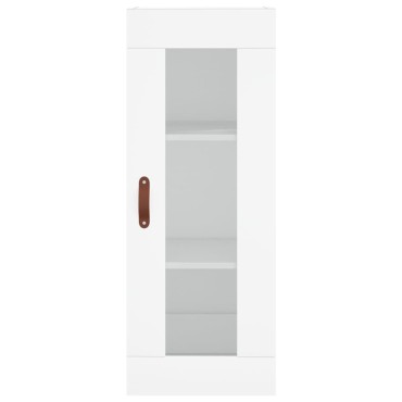 vidaXL Ντουλάπι Λευκό 34,5x34x180cm από Επεξεργασμένο Ξύλο 1 τεμ.
