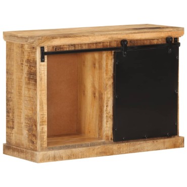 vidaXL Μπουφές 80x30x55cm από Μασίφ Ακατέργαστο Ξύλο Μάνγκο 1 τεμ.