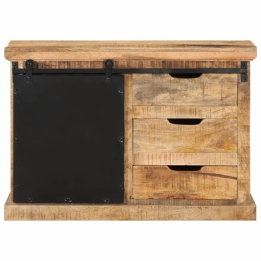 vidaXL Μπουφές 80x30x55cm από Μασίφ Ακατέργαστο Ξύλο Μάνγκο 1 τεμ.