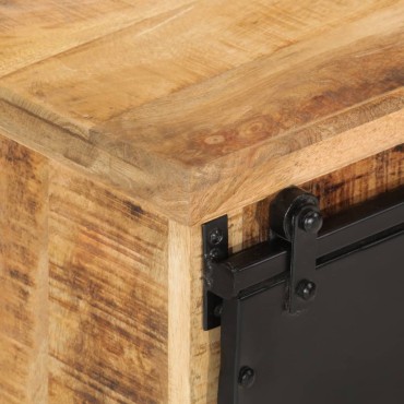 vidaXL Μπουφές 80x30x55cm από Μασίφ Ακατέργαστο Ξύλο Μάνγκο 1 τεμ.