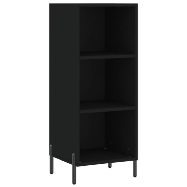 vidaXL Ντουλάπι Μαύρο 34,5x34x180cm από Επεξεργασμένο Ξύλο 1 τεμ.