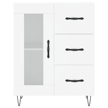 vidaXL Ντουλάπι Λευκό 69,5x34x180cm από Επεξεργασμένο Ξύλο 1 τεμ.