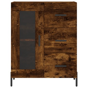 vidaXL Ντουλάπι Καπνιστή Δρυς 69,5x34x180cm από Επεξεργασμένο Ξύλο 1 τεμ.