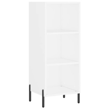 vidaXL Ντουλάπι Λευκό 34,5x34x180cm από Επεξεργασμένο Ξύλο 1 τεμ.