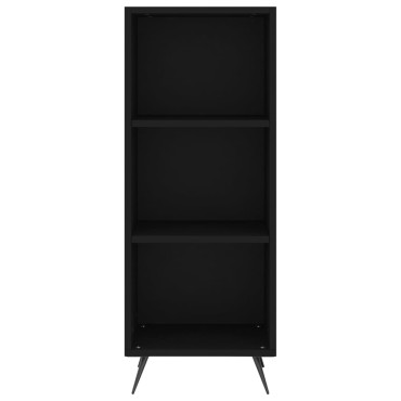 vidaXL Ντουλάπι Μαύρο 34,5x34x180cm από Επεξεργασμένο Ξύλο 1 τεμ.