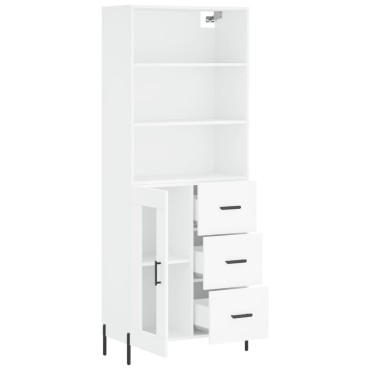 vidaXL Ντουλάπι Λευκό 69,5x34x180cm από Επεξεργασμένο Ξύλο 1 τεμ.