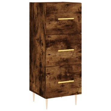 vidaXL Ντουλάπι Καπνιστή δρυς 34,5x34x180cm από Επεξεργασμένο Ξύλο 1 τεμ.
