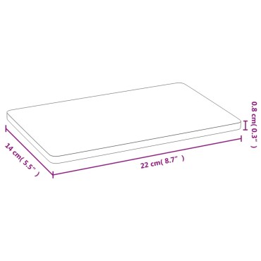 vidaXL Πιάτα Πρωινού 6 Τεμ. 22 x 14 x 0,8 εκ. από Μπαμπού