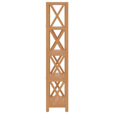 vidaXL Ραφιέρα 5 Επιπέδων 80x30x146cm από Μασίφ Ξύλο Δρυός 1 τεμ.