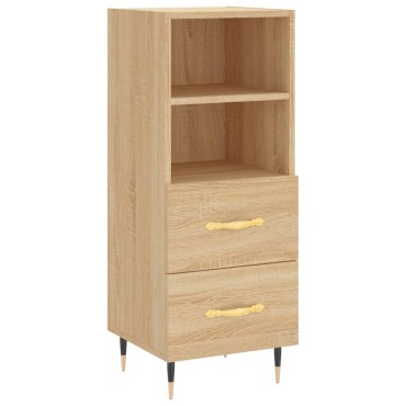 vidaXL Ντουλάπι Sonoma Δρυς 34,5x34x90cm από Επεξεργασμένο Ξύλο 1 τεμ.