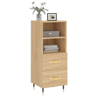 vidaXL Ντουλάπι Sonoma Δρυς 34,5x34x90cm από Επεξεργασμένο Ξύλο 1 τεμ.
