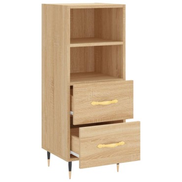 vidaXL Ντουλάπι Sonoma Δρυς 34,5x34x90cm από Επεξεργασμένο Ξύλο 1 τεμ.