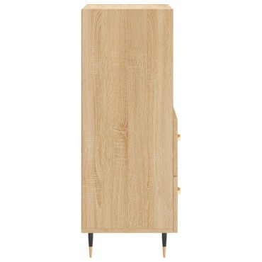 vidaXL Ντουλάπι Sonoma Δρυς 34,5x34x90cm από Επεξεργασμένο Ξύλο 1 τεμ.