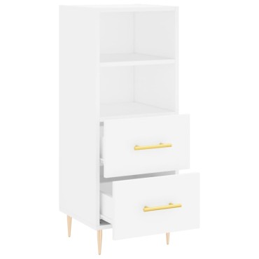 vidaXL Ντουλάπι Λευκό 34,5x34x90cm από Επεξεργασμένο Ξύλο 1 τεμ.