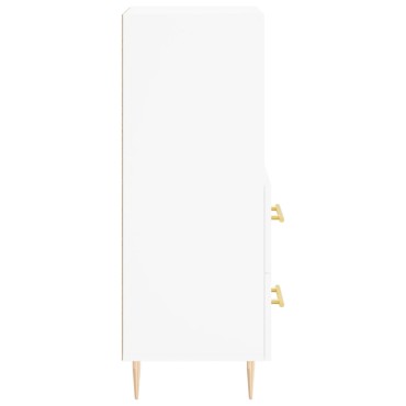 vidaXL Ντουλάπι Λευκό 34,5x34x90cm από Επεξεργασμένο Ξύλο 1 τεμ.