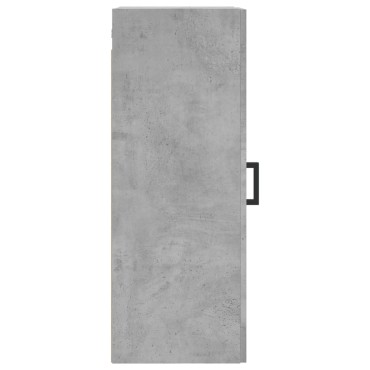 vidaXL Ντουλάπι Τοίχου Γκρι Σκυροδέματος 34,5x34x90cm 1 τεμ.