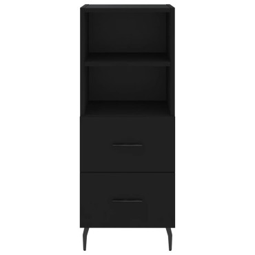 vidaXL Ντουλάπι Μαύρο 34,5x34x90cm από Επεξεργασμένο Ξύλο 1 τεμ.