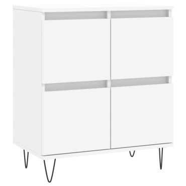 vidaXL Συρταριέρα Λευκή 60x35x70cm από Επεξεργασμένο Ξύλο 1 τεμ.