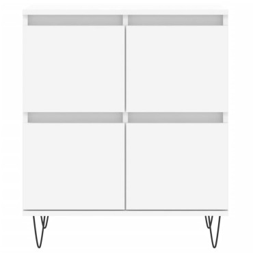 vidaXL Συρταριέρα Λευκή 60x35x70cm από Επεξεργασμένο Ξύλο 1 τεμ.