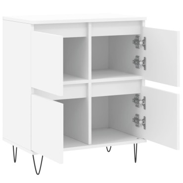 vidaXL Συρταριέρα Λευκή 60x35x70cm από Επεξεργασμένο Ξύλο 1 τεμ.