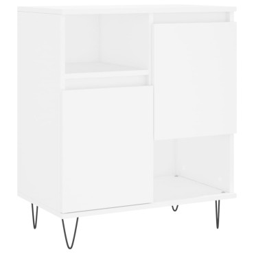 vidaXL Συρταριέρα Λευκή 60x35x70cm από Επεξεργασμένο Ξύλο 1 τεμ.
