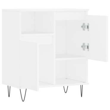 vidaXL Συρταριέρα Λευκή 60x35x70cm από Επεξεργασμένο Ξύλο 1 τεμ.