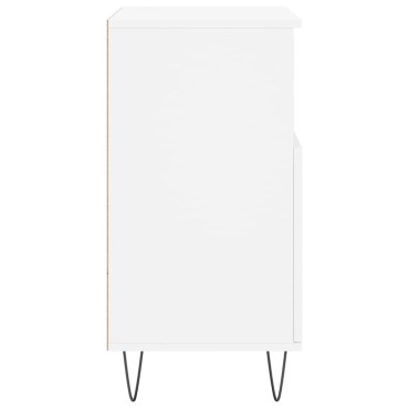 vidaXL Συρταριέρα Λευκή 60x35x70cm από Επεξεργασμένο Ξύλο 1 τεμ.