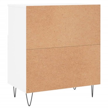 vidaXL Συρταριέρα Λευκή 60x35x70cm από Επεξεργασμένο Ξύλο 1 τεμ.
