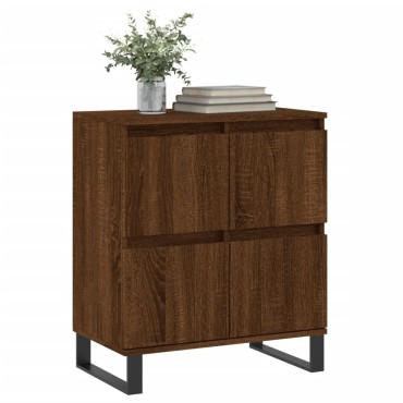 vidaXL Μπουφές Καφέ Δρυς 60x35x70cm από Επεξεργασμένο Ξύλο 1 τεμ.