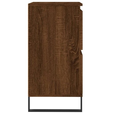 vidaXL Μπουφές Καφέ Δρυς 60x35x70cm από Επεξεργασμένο Ξύλο 1 τεμ.