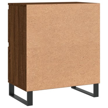 vidaXL Μπουφές Καφέ Δρυς 60x35x70cm από Επεξεργασμένο Ξύλο 1 τεμ.