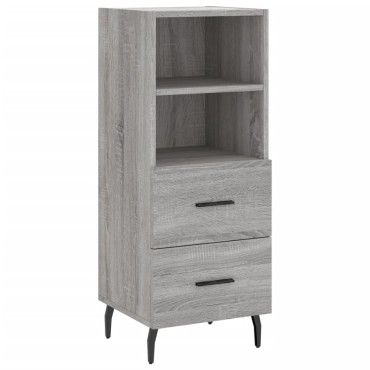 vidaXL Ντουλάπι Γκρι Sonoma 34,5x34x90cm από Επεξεργασμένο Ξύλο 1 τεμ.