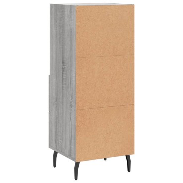 vidaXL Ντουλάπι Γκρι Sonoma 34,5x34x90cm από Επεξεργασμένο Ξύλο 1 τεμ.