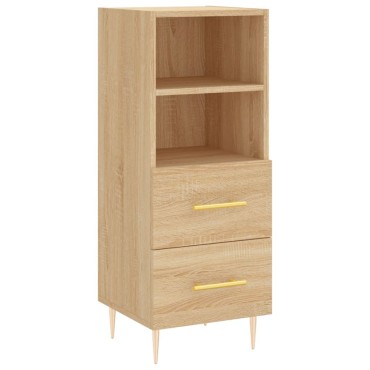 vidaXL Ντουλάπι Sonoma Δρυς 34,5x34x90cm από Επεξεργασμένο Ξύλο 1 τεμ.
