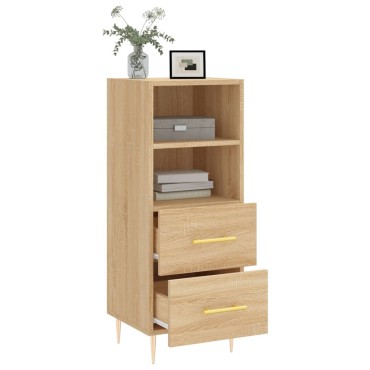vidaXL Ντουλάπι Sonoma Δρυς 34,5x34x90cm από Επεξεργασμένο Ξύλο 1 τεμ.