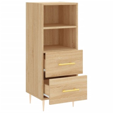 vidaXL Ντουλάπι Sonoma Δρυς 34,5x34x90cm από Επεξεργασμένο Ξύλο 1 τεμ.