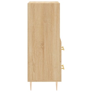 vidaXL Ντουλάπι Sonoma Δρυς 34,5x34x90cm από Επεξεργασμένο Ξύλο 1 τεμ.